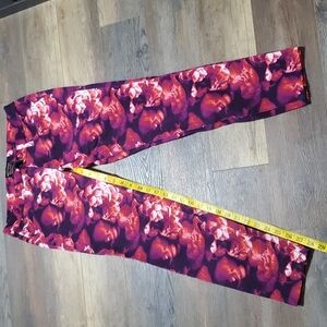 Banana republic Lwren Scott floral rose pink red stretch denim